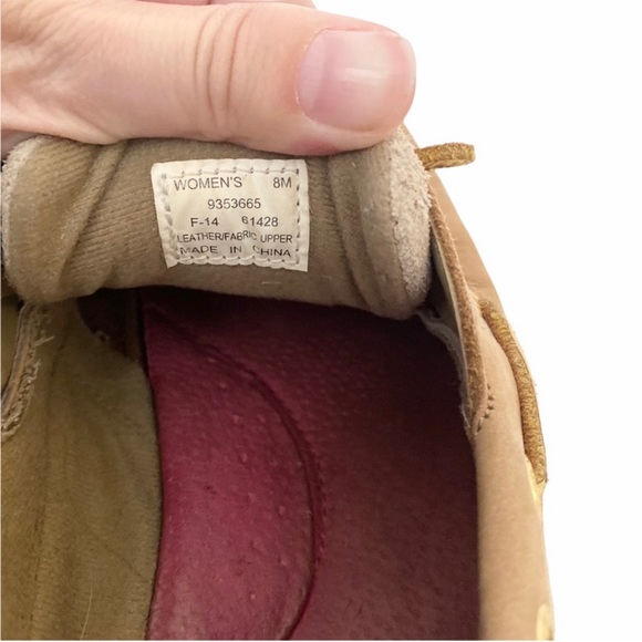 Sperry Tan Leather Sparkly Boat Shoes - Picture 10 of 11